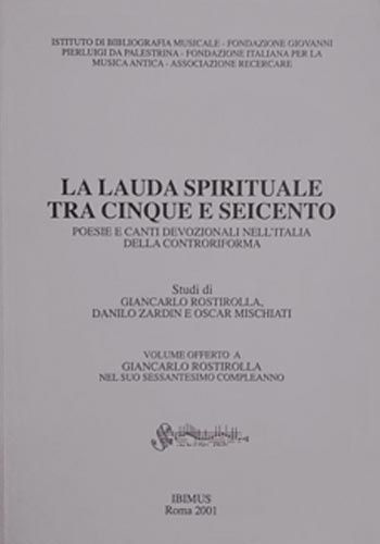 La lauda spirituale tra Cinque e Seicento