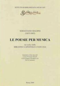 Le poesie per musica